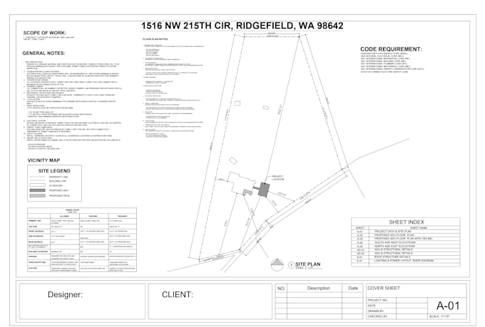 create professional city permit drawings and architectural permit sets